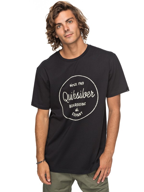quiksilver, Classic Morning Slides - T-Shirt, BLACK (kvj0) 0 Classic Morning Slides - T-Shirt Black EQYZT04774 Quiksilver