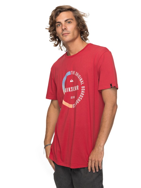 quiksilver, Classic Revenge - T-Shirt für Männer, CHILI PEPPER (rrd0) 0 Classic Revenge - T-Shirt für Männer Rot EQYZT04777 Quiksilver