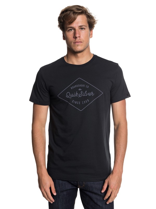 quiksilver, Classic Amethyst - T Shirt col rond pour Homme, BLACK (kvj0) 0 Classic Amethyst - T Shirt col rond pour Homme EQYZT04779 Quiksilver