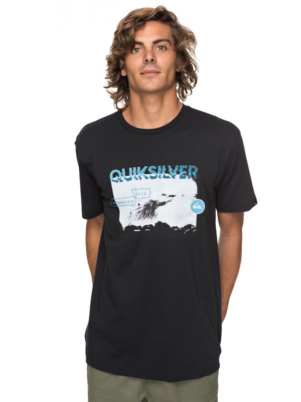 quiksilver, Classic Black Horizon - T-Shirt, BLACK (kvj0) 0 Classic Black Horizon - T-Shirt Black EQYZT04783 Quiksilver