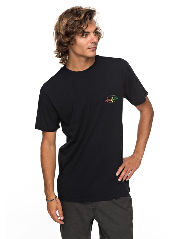 quiksilver, Classic Bering Way - T-Shirt für Männer, BLACK (kvj0) 0 Classic Bering Way - T-Shirt für Männer Schwarz EQYZT04788 Quiksilver