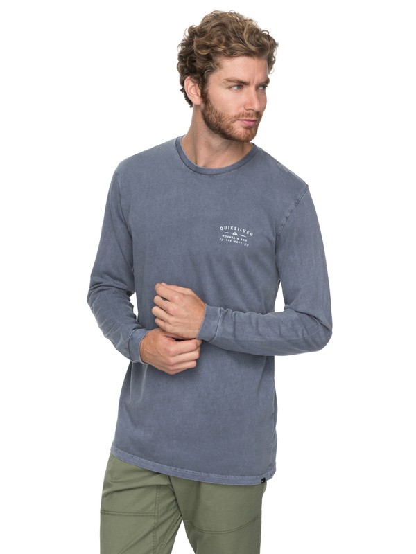 quiksilver, Spacer Long Sleeve Tee, VINTAGE INDIGO (byl0) 0 Spacer Long Sleeve Tee EQYZT04794 Quiksilver