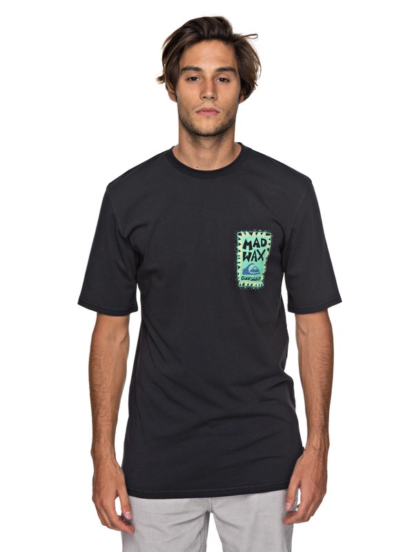 quiksilver, Ghetto Session - T Shirt col rond pour Homme, BLACK (kvj0) 0 Ghetto Session - T Shirt col rond pour Homme EQYZT04817 Quiksilver