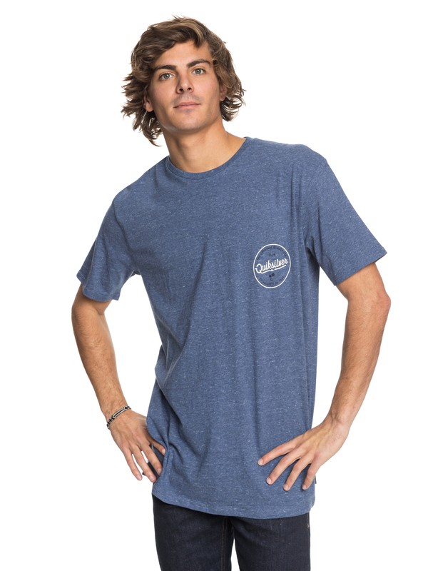quiksilver, Quik Lightening Tee, VINTAGE INDIGO HEATHER (bylh) 0 Quik Lightening Tee EQYZT04864 Quiksilver