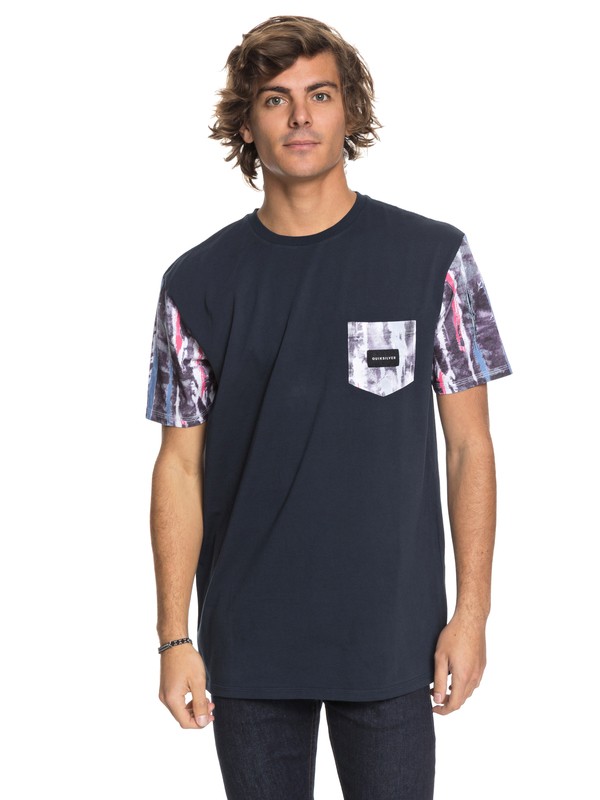 quiksilver, Techtonics Pocket Tee, NAVY BLAZER (byj0) 0 Techtonics Pocket Tee Blue EQYZT04867 Quiksilver