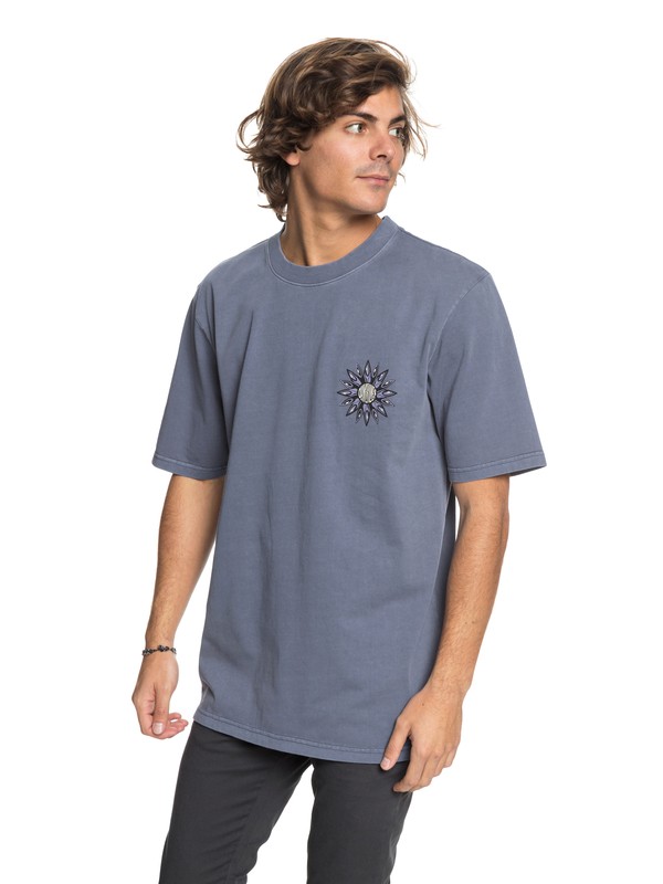 quiksilver, Star Board Tee, VINTAGE INDIGO (byl0) 0 Star Board Tee EQYZT04885 Quiksilver