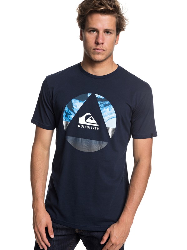 quiksilver, Classic Fluid Turns - T Shirt col rond pour Homme, NAVY BLAZER (byj0) 0 Classic Fluid Turns - T Shirt col rond pour Homme Bleu EQYZT04893 Quiksilver
