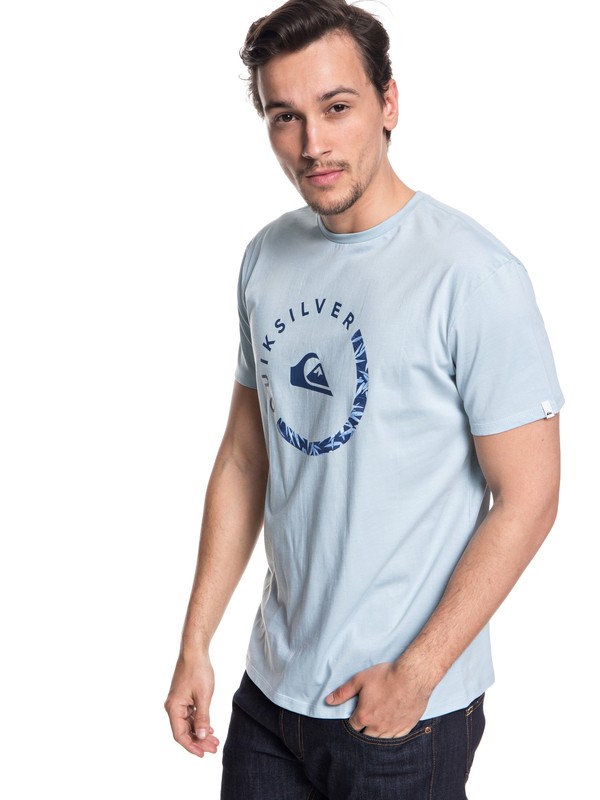 quiksilver, Slab Session - Camiseta para Hombre, ANGEL FALLS (bfg0) 0 Slab Session - Camiseta para Hombre Azul EQYZT04940 Quiksilver