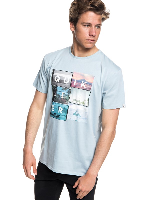 quiksilver, Local Motive - Camiseta, ANGEL FALLS (bfg0) 0 Local Motive - Camiseta Azul EQYZT04947 Quiksilver