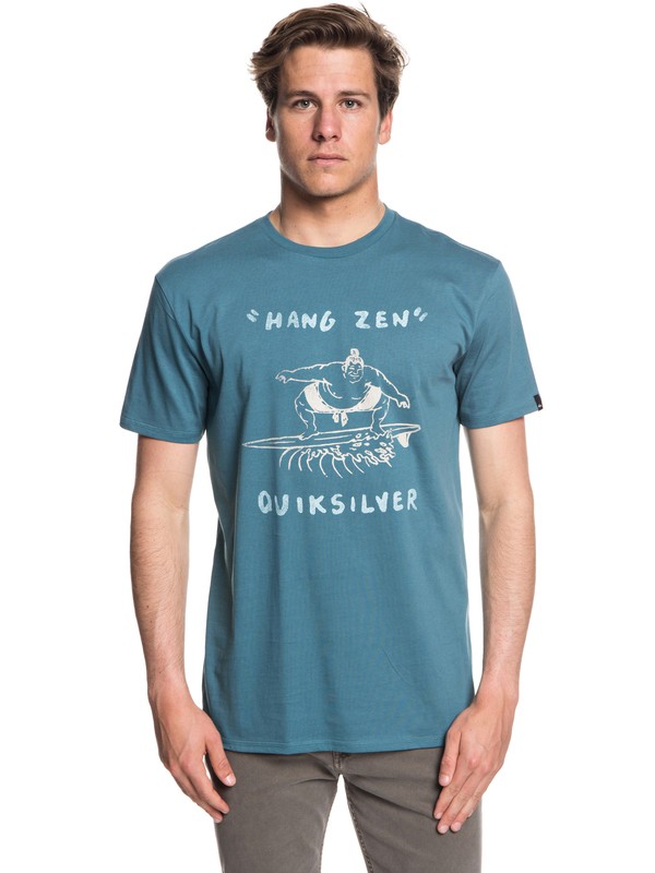 quiksilver, Футболка Hang Zen, TAPESTRY (bph0) 0 Футболка Hang Zen Синий EQYZT04950 Quiksilver