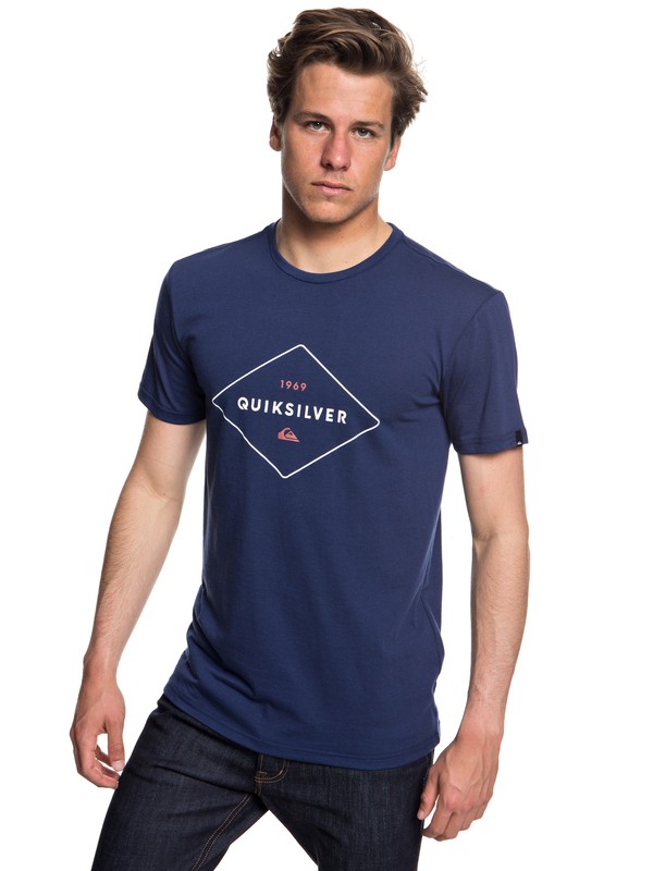 quiksilver, Fluid Flow - Technical UPF 30 T-Shirt, MEDIEVAL BLUE (bte0) 0 Fluid Flow - Technical UPF 30 T-Shirt Blue EQYZT04967 Quiksilver