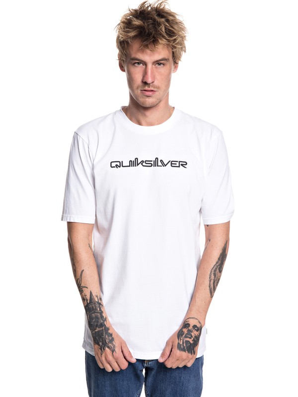 quiksilver, Originals Quik Collage - T-Shirt for Men, WHITE (wbb0) 0 Originals Quik Collage - T-Shirt for Men White EQYZT04982 Quiksilver