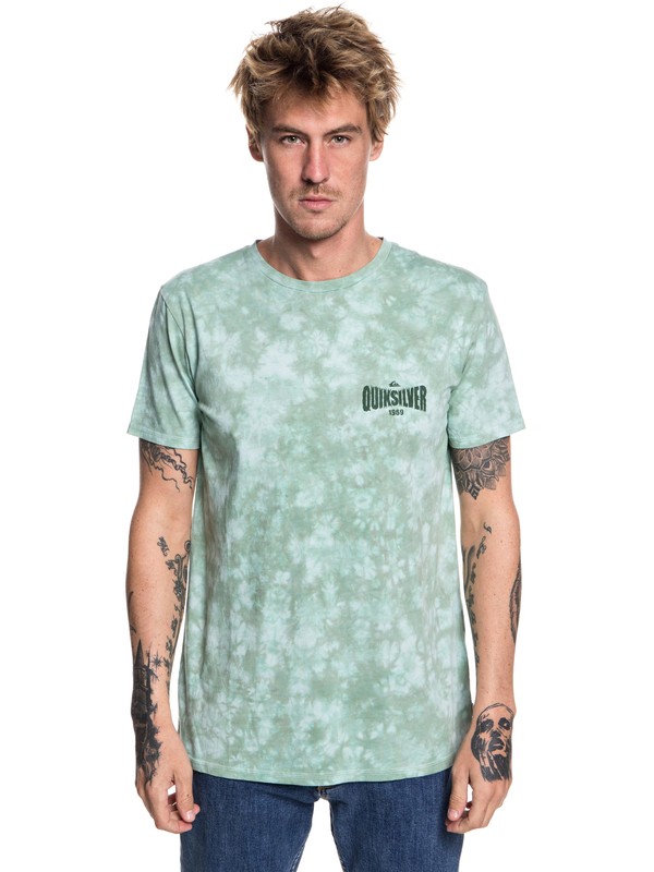 quiksilver, Rockin Rails - Maglietta da Uomo, BLUE HAZE (bga0) 0 Rockin Rails - Maglietta da Uomo Blue EQYZT05002 Quiksilver