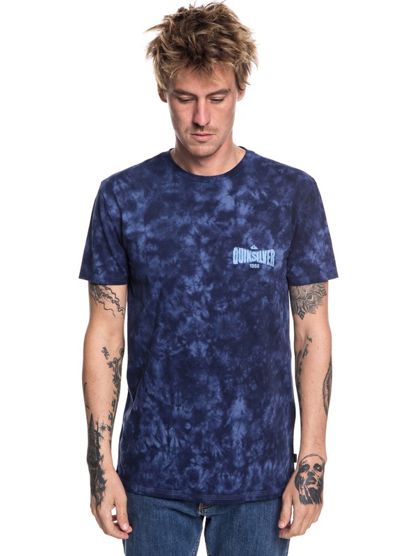 quiksilver, Rockin Rails - T-Shirt voor Heren, BIJOU BLUE (bng0) 0 Rockin Rails - T-Shirt voor Heren Blue EQYZT05002 Quiksilver
