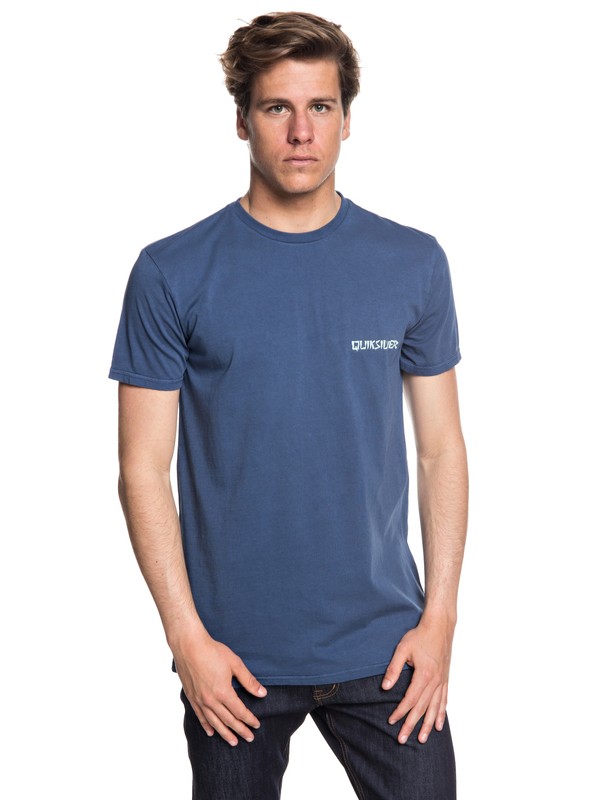 quiksilver, Rise And Shine Tee, DARK DENIM (brq0) 0 Rise And Shine Tee Blue EQYZT05008 Quiksilver