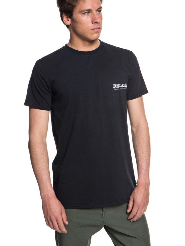 quiksilver, The Original Mountain And Wave - Maglietta da Uomo, BLACK (kvj0) 0 The Original Mountain And Wave - Maglietta da Uomo Black EQYZT05009 Quiksilver