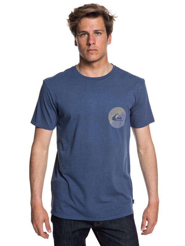 quiksilver, Shook Up - T-Shirt for Men, DARK DENIM (brq0) 0 Shook Up - T-Shirt for Men Blue EQYZT05013 Quiksilver