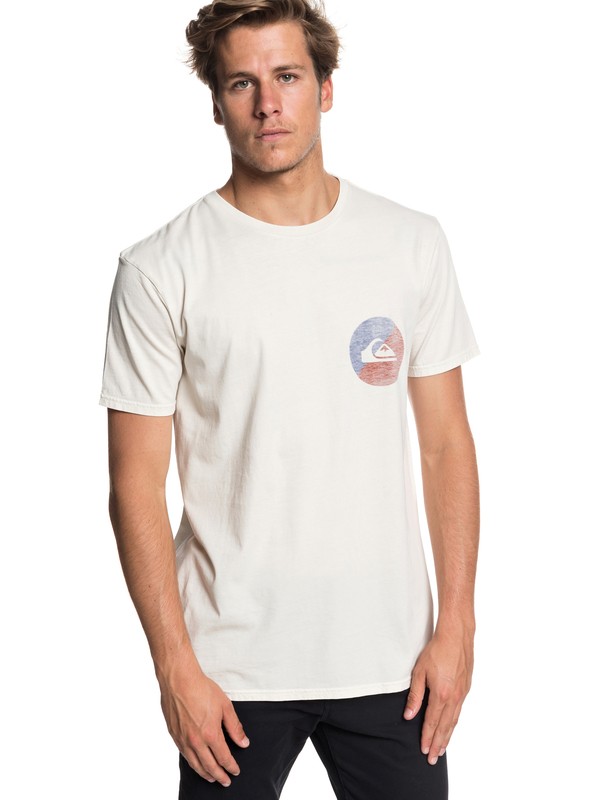quiksilver, Shook Up - T-Shirt for Men, OATMEAL (tfl0) 0 Shook Up - T-Shirt for Men Beige EQYZT05013 Quiksilver