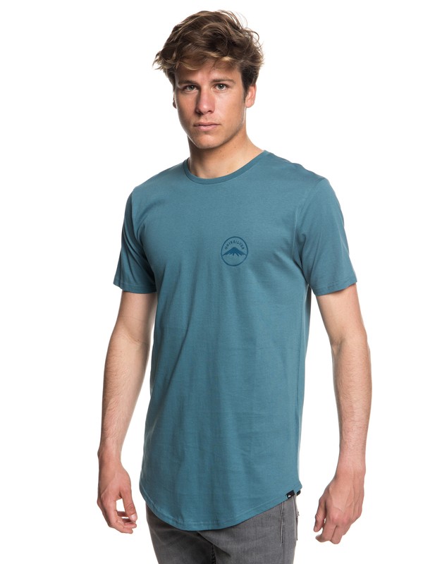 quiksilver, Quik And Co - T-Shirt, TAPESTRY (bph0) 0 Quik And Co - T-Shirt Blue EQYZT05015 Quiksilver
