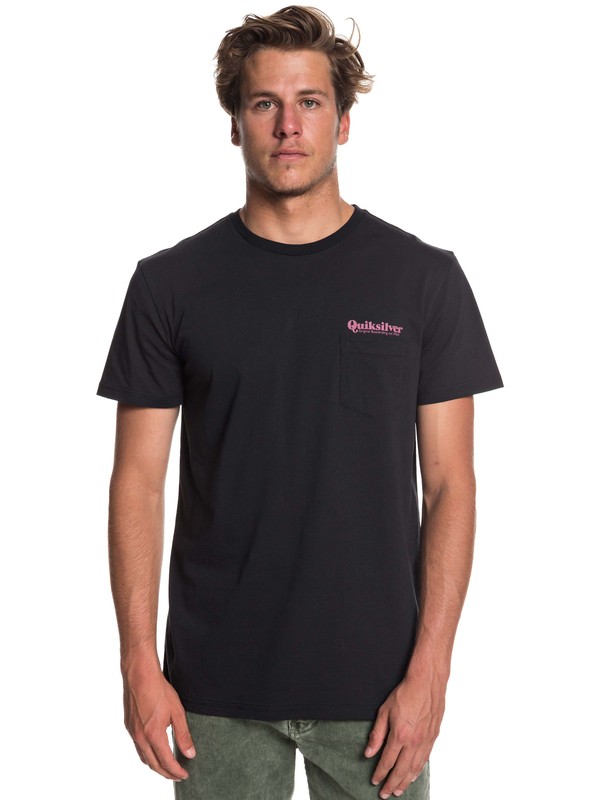 quiksilver, Fine Line Pocket Tee, BLACK (kvj0) 0 Fine Line Pocket Tee Black EQYZT05120 Quiksilver