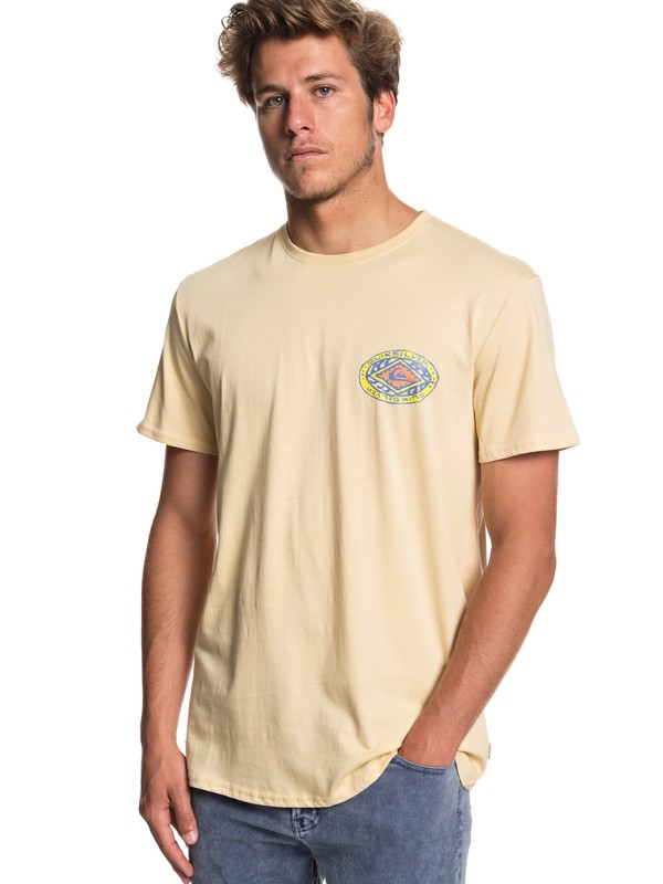 quiksilver, No Control Tee, MARZIPAN (tfr0) 0 No Control Tee Beige EQYZT05144 Quiksilver