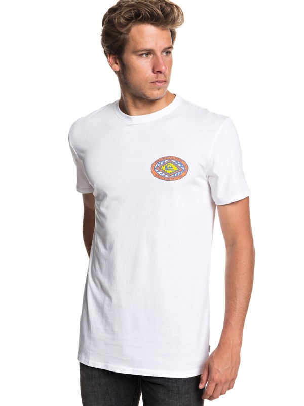 quiksilver, No Control Tee, WHITE (wbb0) 0 No Control Tee White EQYZT05144 Quiksilver