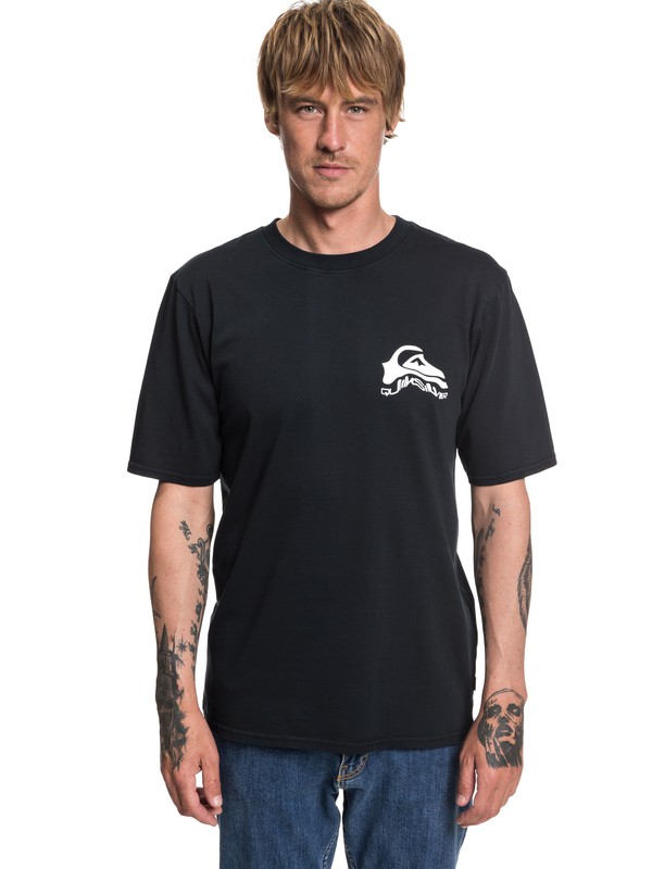 quiksilver, Warped Out Tee, BLACK (kvj0) 0 Warped Out Tee Black EQYZT05148 Quiksilver