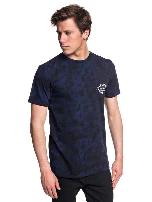 quiksilver, Tama Kai Fall Tee, MEDIEVAL BLUE (bte0) 0 Tama Kai Fall Tee Blue EQYZT05156 Quiksilver