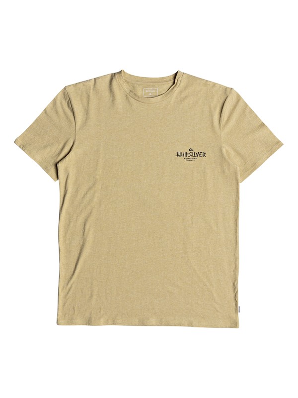 quiksilver, Bamboo Hexa Tee, TAFFY HEATHER (tjwh) 0 Bamboo Hexa Tee Beige EQYZT05167 Quiksilver