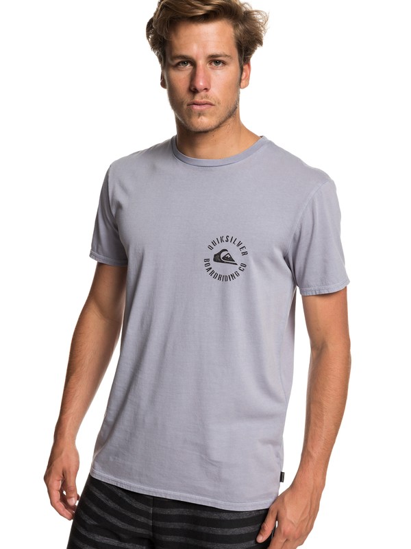 quiksilver, Skulled Tee, PURPLE ASH (skw0) 0 Skulled Tee Grey EQYZT05212 Quiksilver