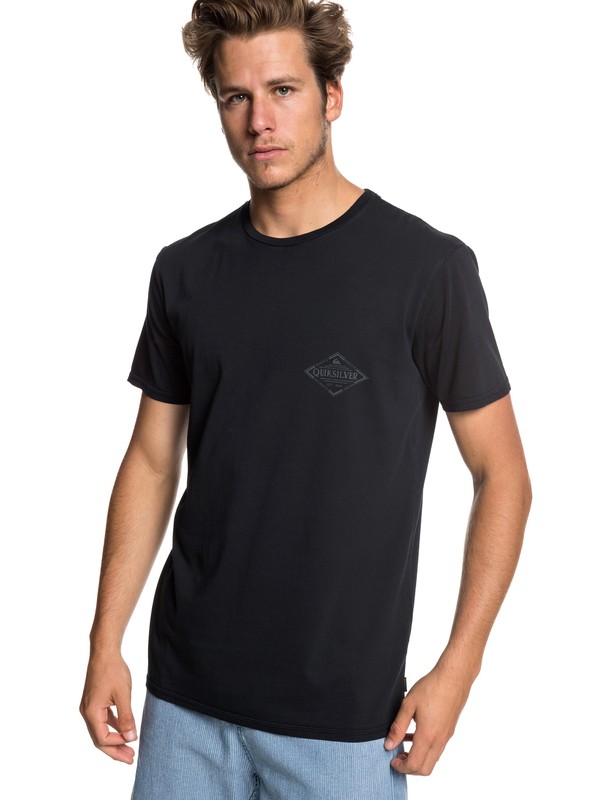 quiksilver, Vibed Tee, BLACK (kvj0) 0 Vibed Tee Black EQYZT05222 Quiksilver