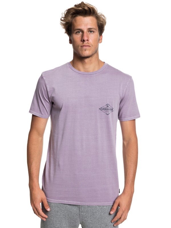 quiksilver, Vibed Tee, PURPLE ASH (skw0) 0 Vibed Tee Grey EQYZT05222 Quiksilver