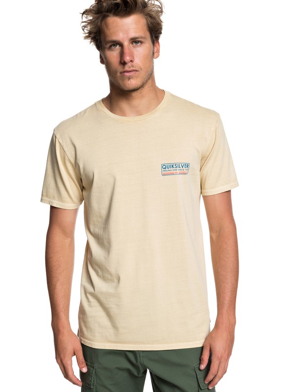 quiksilver, Paddle Forward Tee, WARM SAND (tgs0) 0 Paddle Forward Tee Beige EQYZT05223 Quiksilver