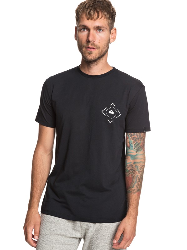 quiksilver, Square Sweller Tee, BLACK (kvj0) 0 Square Sweller Tee Black EQYZT05240 Quiksilver