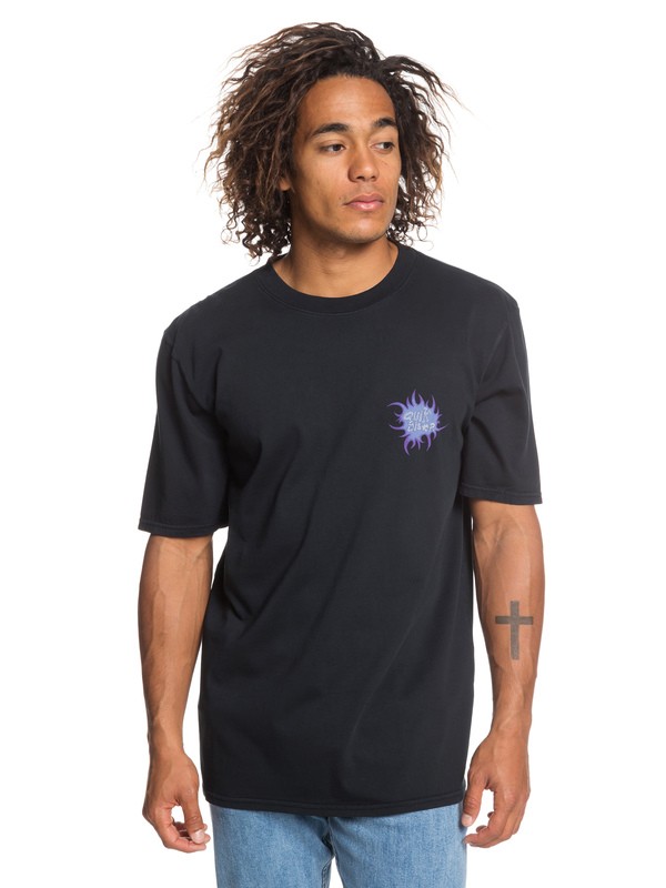 quiksilver, Quik Tribe Tee, BLACK (kvj0) 0 Quik Tribe Tee Black EQYZT05249 Quiksilver
