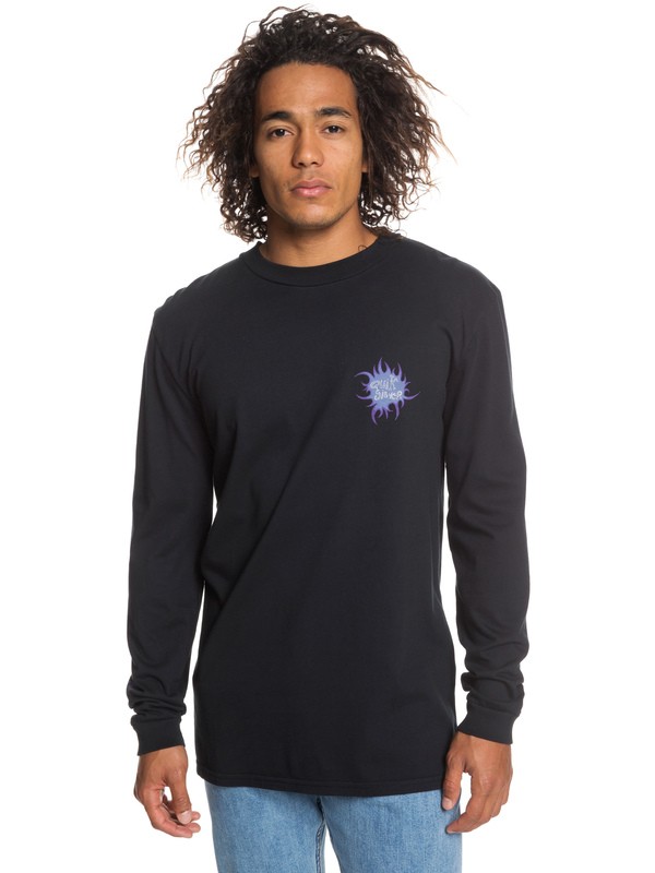 quiksilver, Quik Tribe Long Sleeve Tee, BLACK (kvj0) 0 Quik Tribe Long Sleeve Tee Black EQYZT05300 Quiksilver