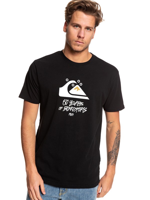 quiksilver, 50 Year Tee, BLACK (kvj0) 0 50 Year Tee Black EQYZT05334 Quiksilver