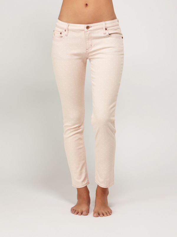 quiksilver, Tama Crop Opal Polka Dot Jeans, OPAL PINK (pnp) 0 Tama Crop Opal Polka Dot Jeans G13064 Quiksilver
