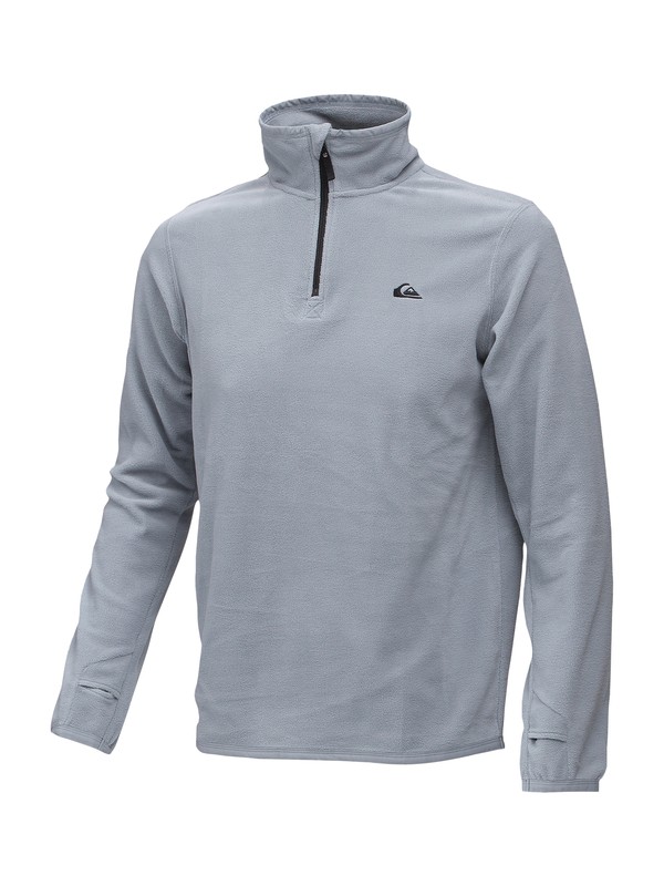 quiksilver, Aker 1/2 Zip Fleece, ZINC (inc) 0 Aker 1/2 Zip Fleece KPMPO123 Quiksilver