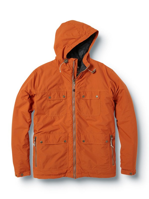 quiksilver, BACKWOODS JACKET, CLAY (cly) 0 BACKWOODS JACKET MT166104 Quiksilver