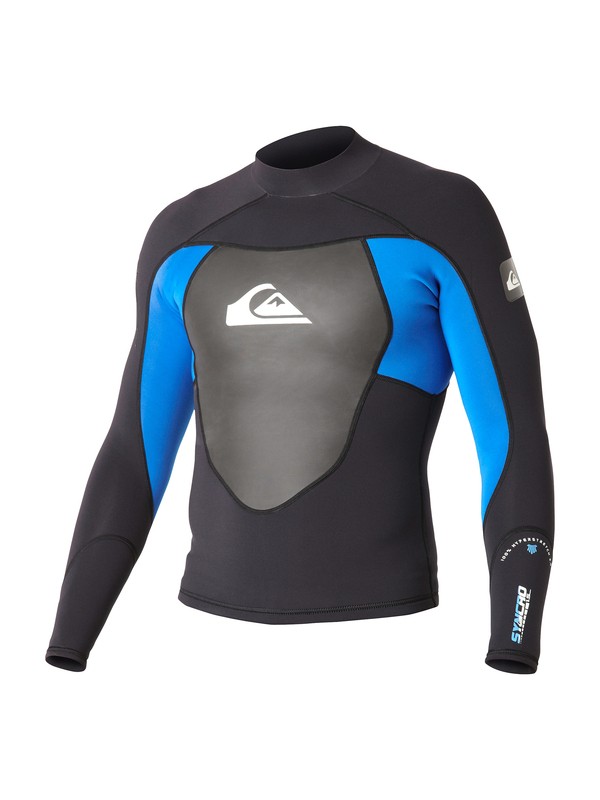 quiksilver, 1.5M SYNCRO LS JKT, BLACK/BLUE (bbl) 0 1.5M SYNCRO LS JKT SA149MF Quiksilver