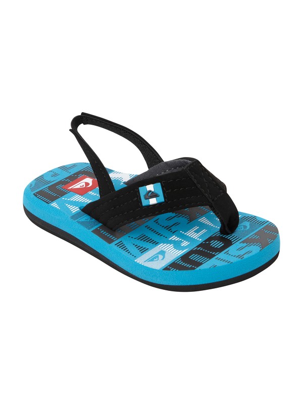 quiksilver, Toddler Foundation Cush Sandals, BLUE/BLACK/WHITE (xbkw) 0 Toddler Foundation Cush Sandals T257126 Quiksilver