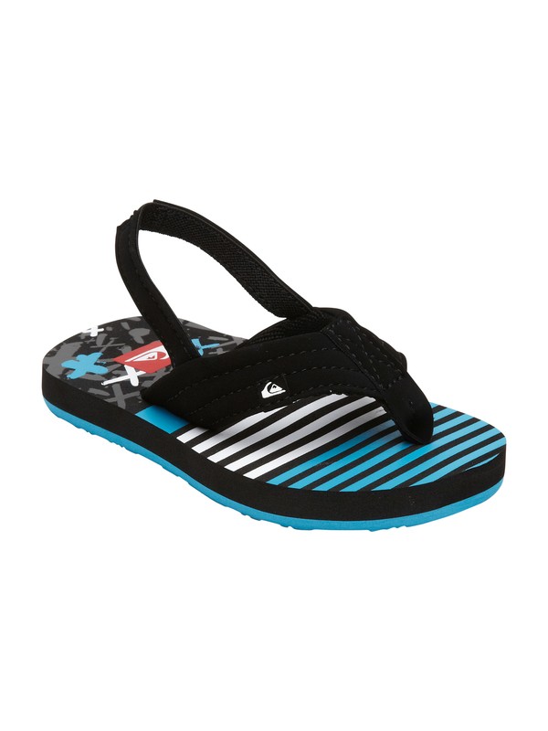quiksilver, Toddler Foundation Sandals, BLACK/BLUE (bbl) 0 Toddler Foundation Sandals T257130 Quiksilver