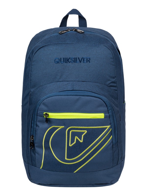 quiksilver, Schoolie Backpack, DARK DENIM (brq0) 0 Schoolie Backpack TPQS04010 Quiksilver