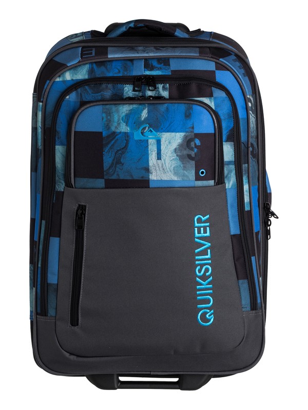 quiksilver, Round Trip 21" Wheelie Suitcase, BIG CHECKS-HAWAIIAN (bmj6) 0 Round Trip 21" Wheelie Suitcase TPQS12004 Quiksilver