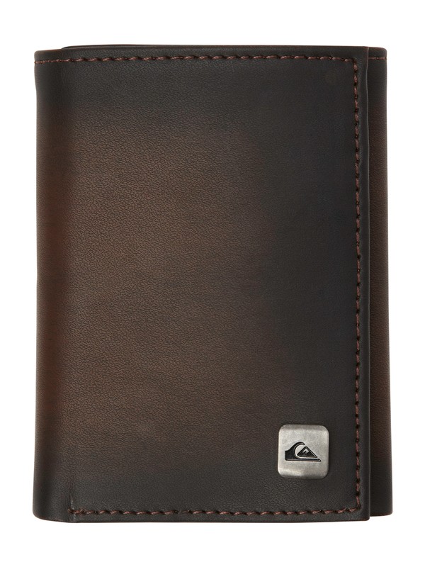 quiksilver, Trifecta L Wallet, CHOCOLATE (ctk0) 0 Trifecta L Wallet UQYAA00002 Quiksilver