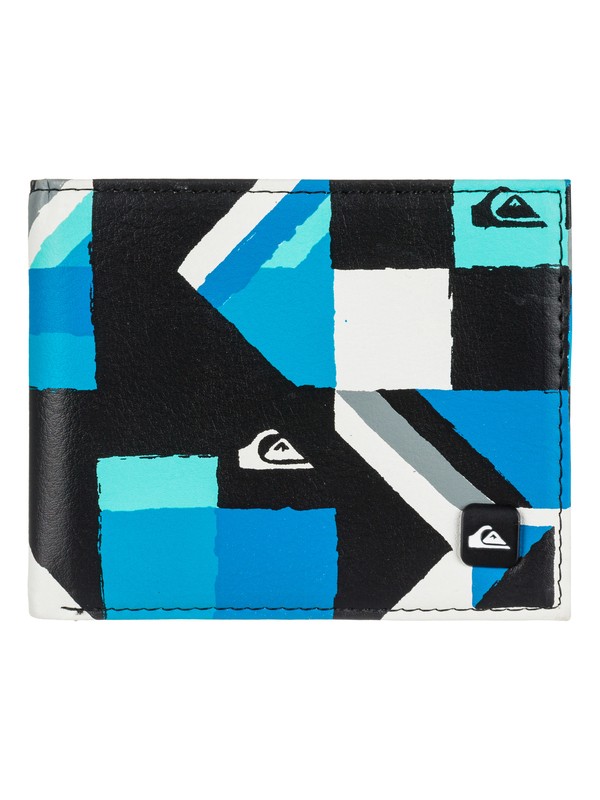 quiksilver, Way Out Wallet, CYAN (bmj0) 0 Way Out Wallet UQYAA00018 Quiksilver