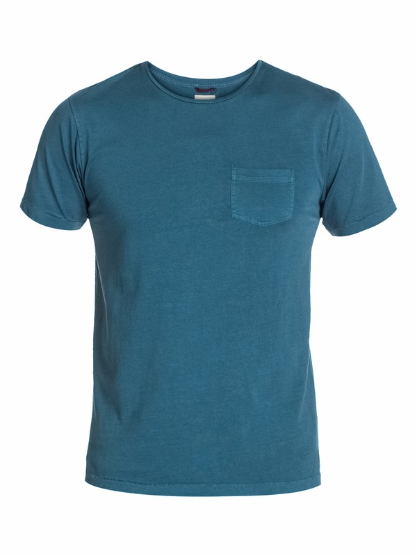 quiksilver, Country Slim Fit T-Shirt, INDIAN TEAL (bqk0) 0 Country Slim Fit T-Shirt UQYZT03037 Quiksilver