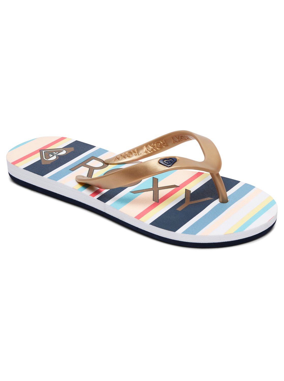 roxy rainbow flip flops
