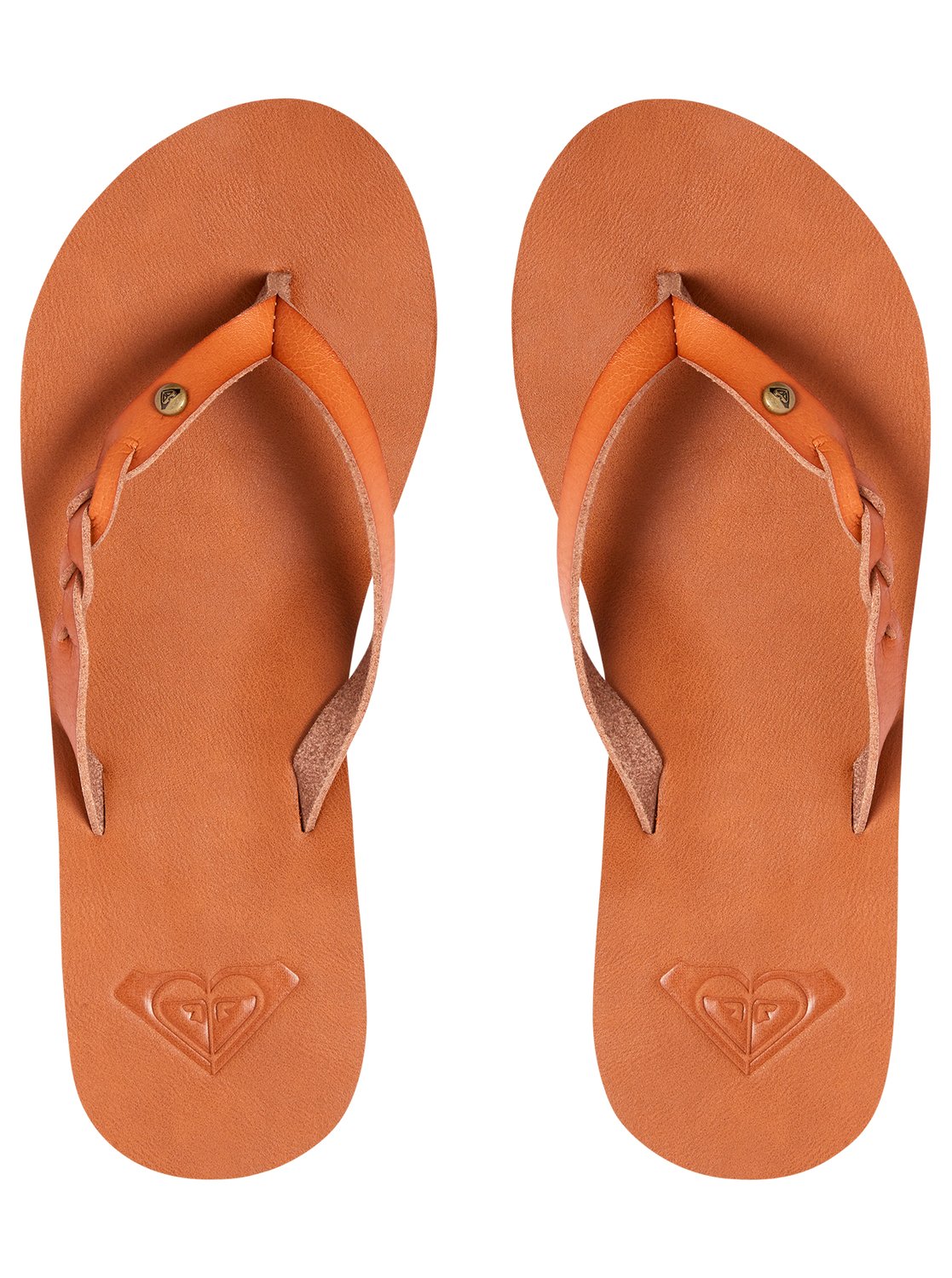roxy jyll flip flops tan